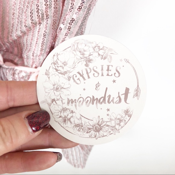 GYPSIES & MOONDUST TOP METALLIC DESIGN - Picture 6 of 7